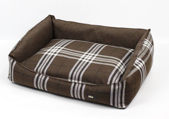 Лежак Роккі прямокутний коричневий 435418 см