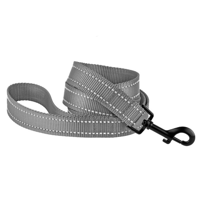 Повідець для собак BronzeDog 10мм-152см сірий 1311 59Т 