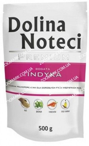 DN Premium Dog з індичкою 500 гр, пауч 