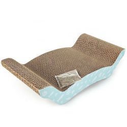 Дряпка картонна ZAZU DK05 місток, 43х21х10 см 