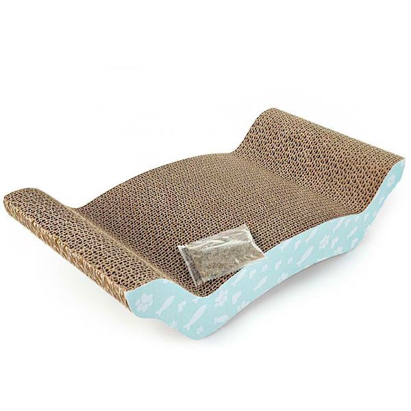 Дряпка картонна ZAZU DK05 місток, 43х21х10 см 