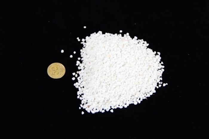 Грунт для акваріума білий мармур 2-5мм 2 кг