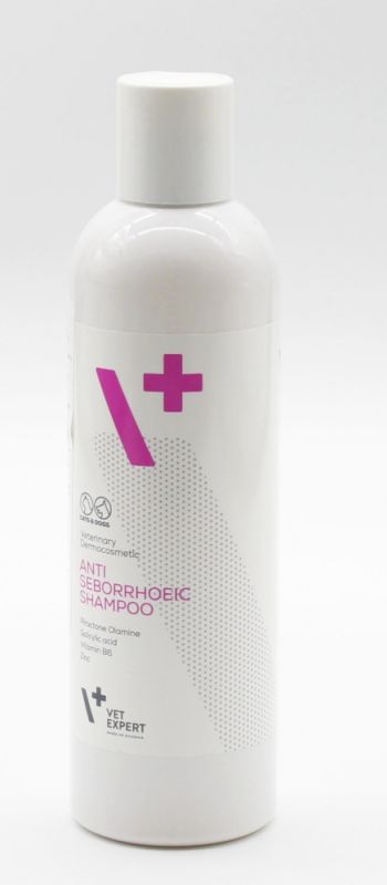 Шампунь антисеборейний для котів і собак VetExpert Antiseborrheic Shampoo, 250 мл