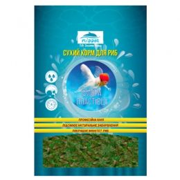 Флора пластівці для травоїдних риб FLIPPER 140г 800мл