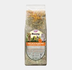 Сіно LoloPets Bloomy з квіткою календули для гризунів, 800 г