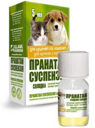 Пранатан суспензія солодка для цуценят і кошенят 5мл 