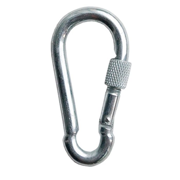 Карабін пожежний з фіксатором 10 см