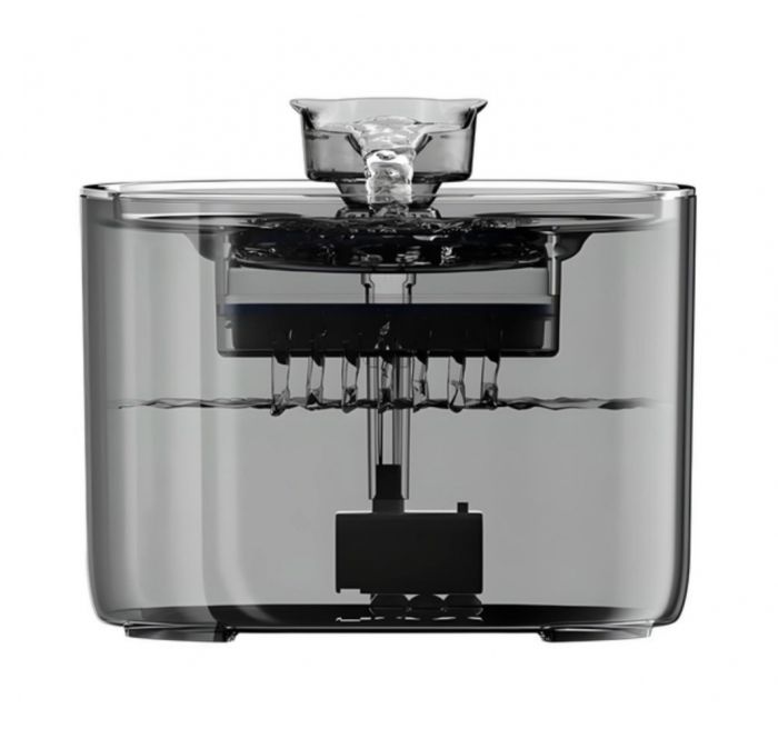 Фонтан для кішок із USB тонований Прозорий 2,2 л. 