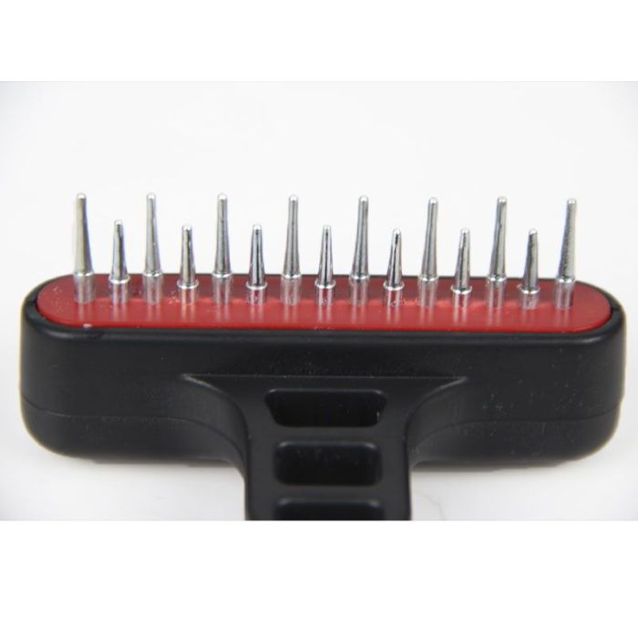 Гребінь для вовни пластиковий  506 різнозубий 