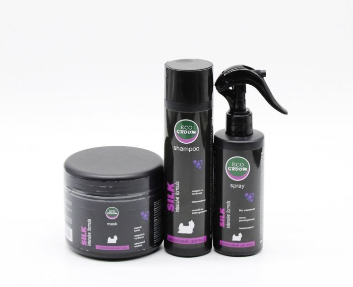 Набір для догляду за шерстю Silk (маска, спрей, шампунь) -20