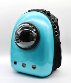 Рюкзак пластик ілюмінатор 32х42х29 см бірюза 