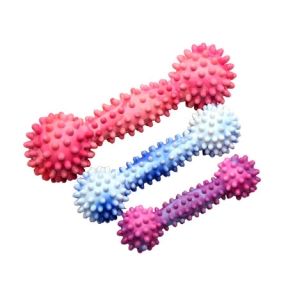 Гантель гумова ваніль з шипами ( 12см,15см,19см)Польща 12 см