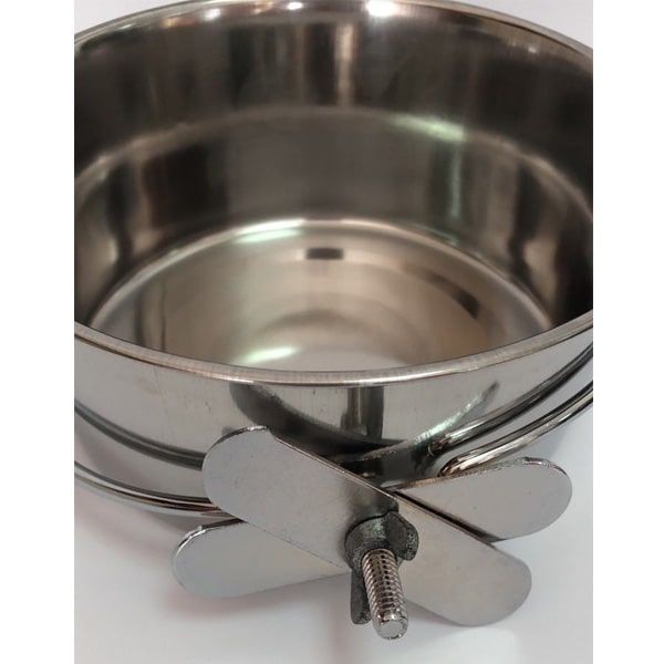 Миска для собак на кронштейні і на гвинті 14,5 см  850мл