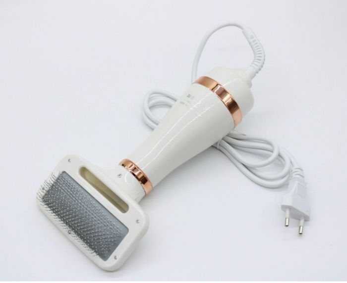 Pet Grooming Dryer WN 10 Фен гребінець для шерсті 2в1 білий з помаранчевими вставками 