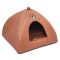 Будиночок для тварин Юрта 1 паянка з ребрами жорсткості 363939 см Коричневий