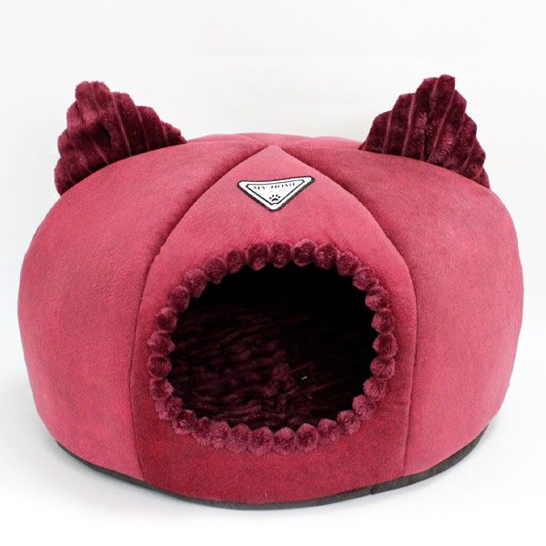 Будиночок Вухастик бордовий, 25х42 см 