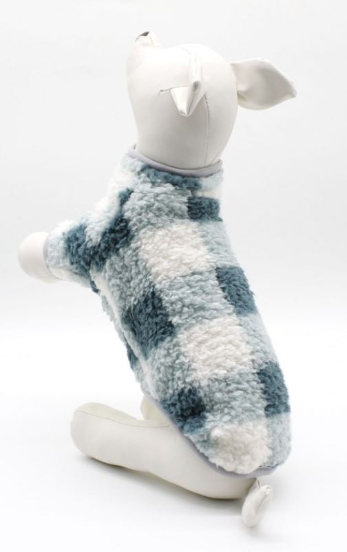 Кофта Клітинка зелена овчина (хлопчик), M 