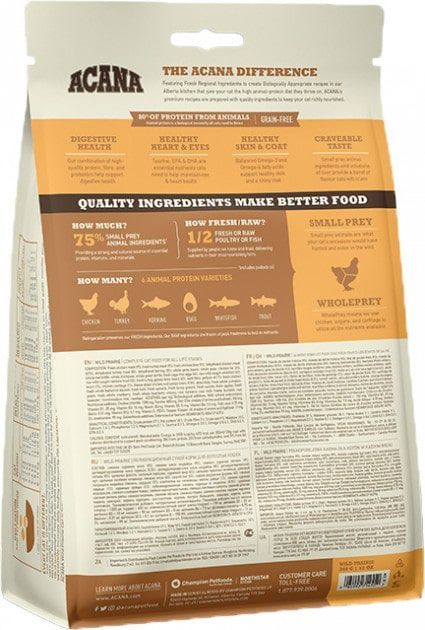 ACANA Wild Prairie Cat для котів 5,4 кг