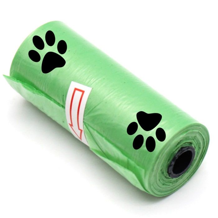 Пакети для фекалій біорозчинні 23  31 см 3 рулони15шт 