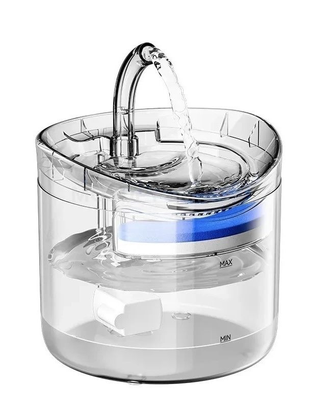 Автопоїлка-фонтан usb Прозора 1,8л 171716 см. 