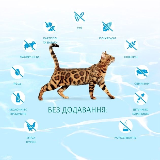 Акція-30 Optimeal Beauty Podium з морепродуктами сухий корм для котів догляд за вовною та зубами 1.5 кг 