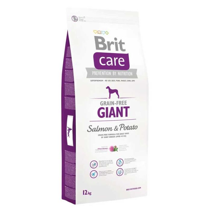 Brit Care L GF Giant з лососем і картоплею для собак від 45 кг 12 кг