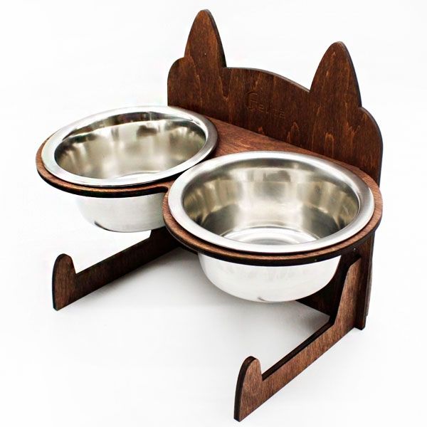 Кормушка для котів Cat Joy Мордочка дуб 