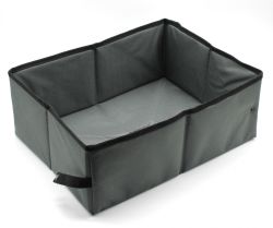 Портативний туалет без кришки, 40х30х15 см сірий