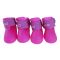 Черевики для собак силіконові фіолетові M 50  40мм