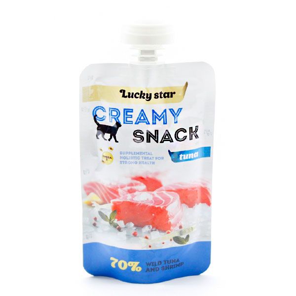 Лагідне пюре з мякоті тихоокеанського тунця та креветок, 85 г 