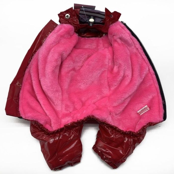 Монклер комбінезон для собак дівчаток велсофт без силікону S2 пінчер