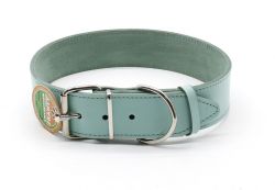Нашийник Franty Style шкіра, 45 мм х 56-66 см аквамарин