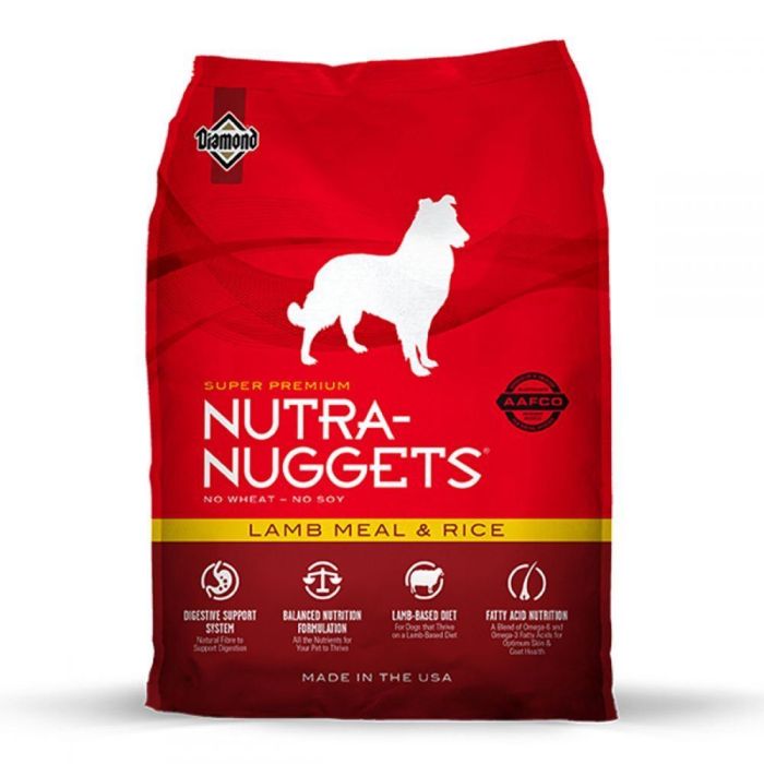 Nutra Nuggets Lamb  Rice (нутра Нагетс) червона з ягням 15 кг