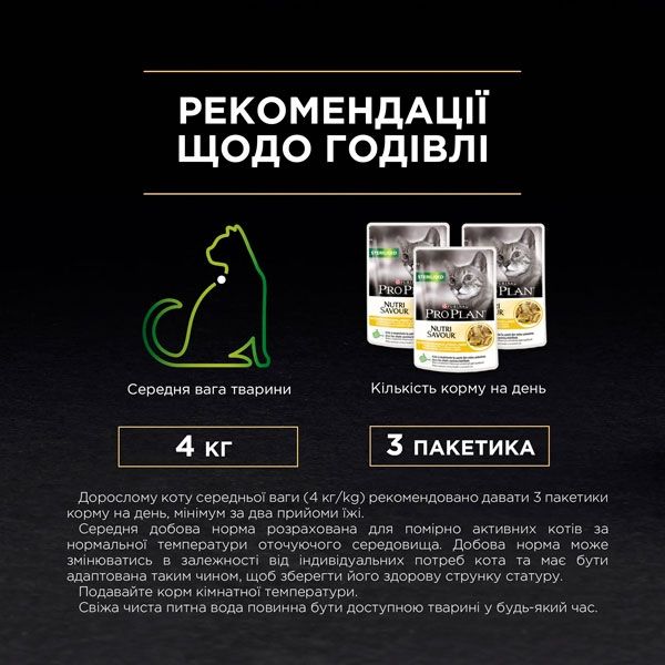 Pro Plan Sterilised Nutrisavour консерва для стерилізованих котів у соусі з куркою, 85 г 85 г
