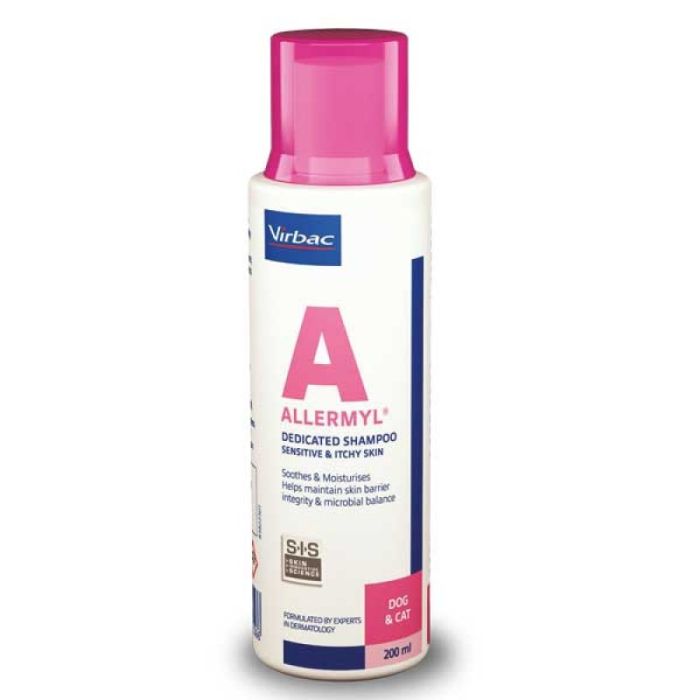 Шампунь Аллермил при дерматитах у кішок і собак 200 мл 