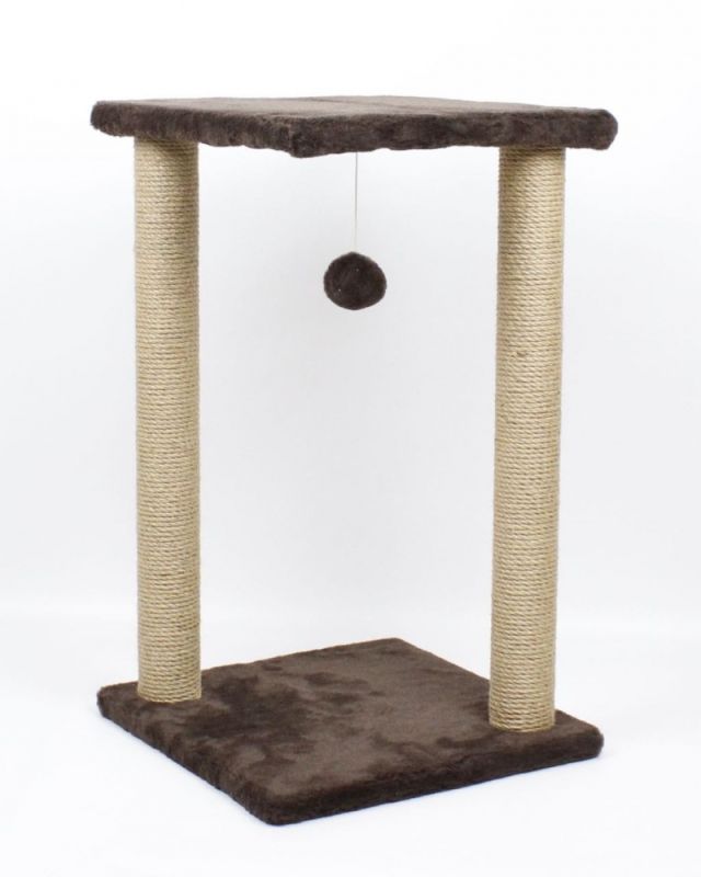 Гламур дряпка джут коричнева 