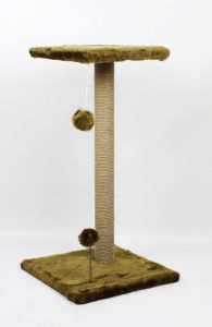 Дряпка для кота Соло коричнева Джут