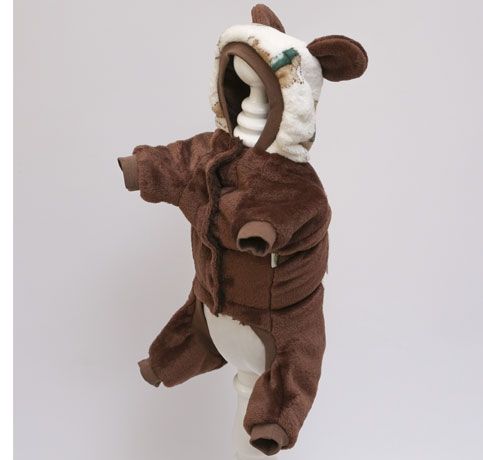 Тедді комбінезон для собак хлопчиків махра на хутрі M