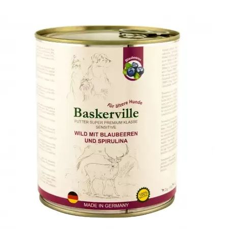 Баскервіль консерви для собак з чутливим травленням 800 г 