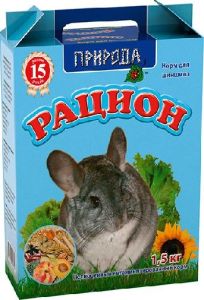 Корм для шиншил Сузіря 1,5 кг 