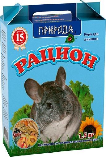 Корм для шиншил Сузіря 1,5 кг 