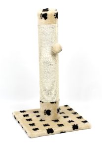 Когтеточка Дерево сизалева основа 37  37 см, лапка Бежева 