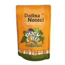 Dolina Noteci Premium Superfood Пауч для котів качка, яловичина 85гр 304760 