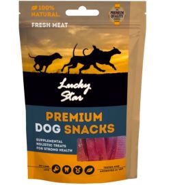 Luckystar Качина Соломка із вяленого мяса для собак 85 г. 