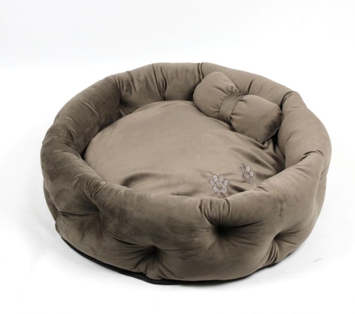 Том лежак меблевий велюр Коричневий. 606015 см