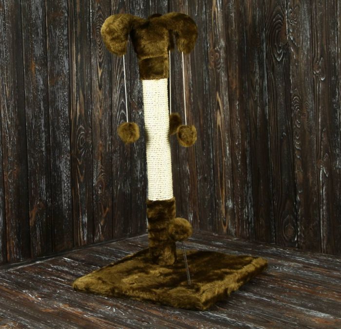 Когтеточка Арлекін, сизаль Коричневий