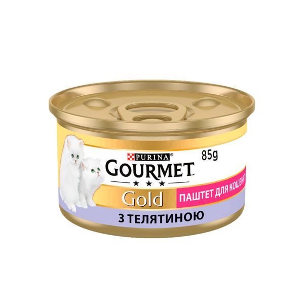 Gourmet Gold паштет для кошенят із телятиною, 85 г 