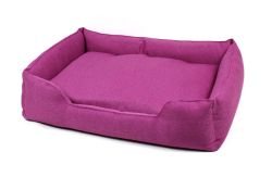 Лежак Мілан меблевий велюр Фуксія. 608018 см