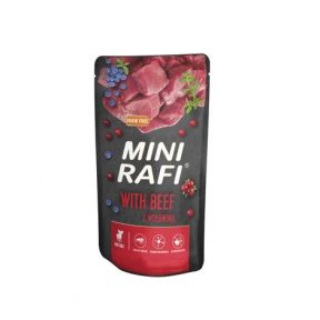 Консерва Dolina Noteci Rafi mini для собак дрібних порід із яловичиною 150 г. 