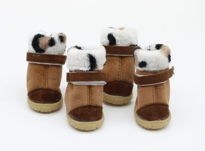 Взуття Замша з хутром коричневе 3 (5,24 см)